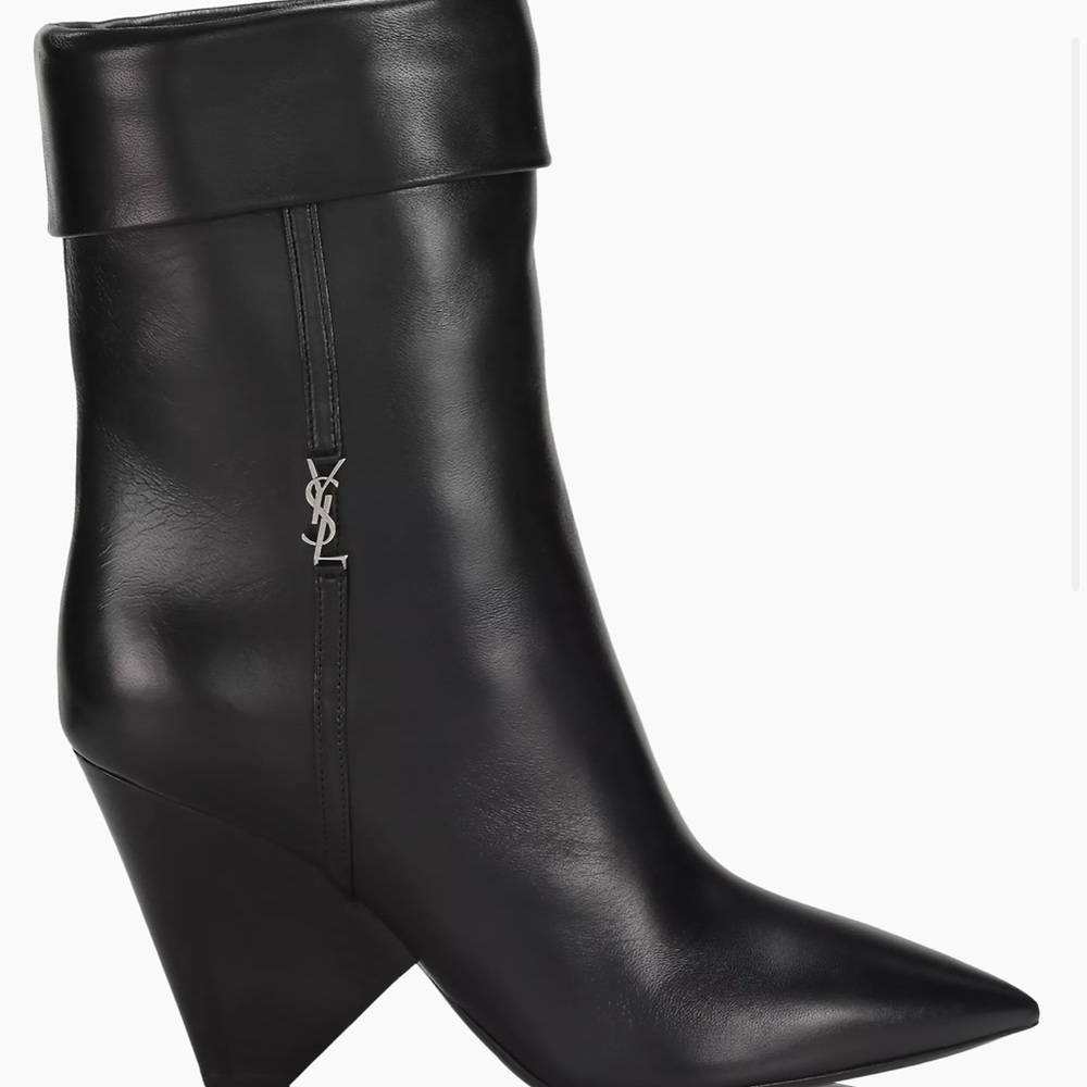 YSL Liz mid calf boots!